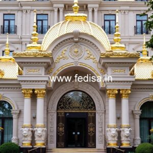 Hotel Exterior Entrance Gate Design with Grand Appeal No-6093