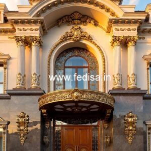 Premium Entrance Gate Design for Modern Resorts No-6096