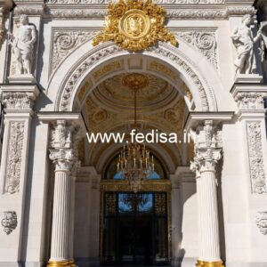 Contemporary Hotel Elevation Design with Luxury Style No-6104