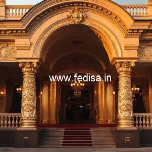 Elegant Hotel Exterior Elevation Design Concepts No-6106