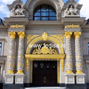 Hotel Elevation Design with Premium Exterior Finish No-6118
