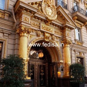 Modern Hotel Exterior Elevation Design Trends No-6123