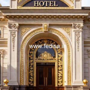 Beautiful Hotel Facade Design for Resorts No-6135