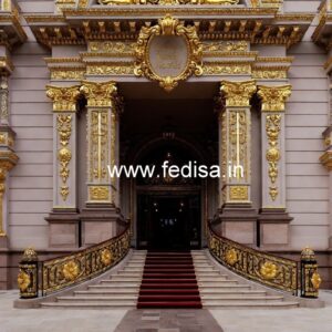 Luxury Hotel Elevation Design with Royal Look No-6138