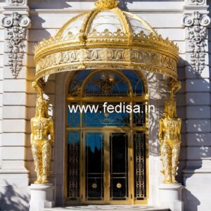 Hotel Building Elevation Design with Modern Appeal No-6139