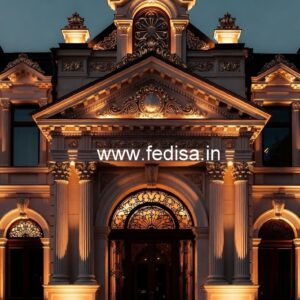 Hotel Elevation Design with Minimalist Style No-6146