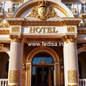 Stylish Hotel Building Elevation Inspiration No-6157