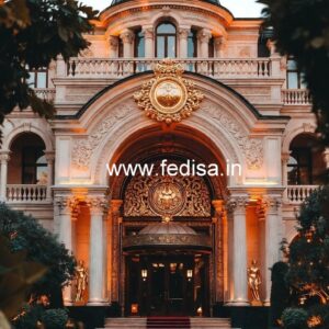 Luxury Hotel Architecture Front View Design No-6160