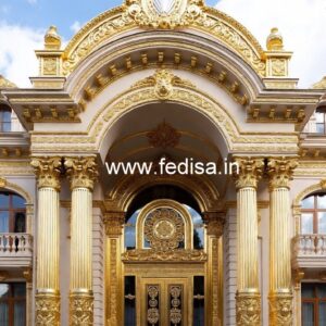 Elegant Luxury Hotel Elevation Design Ideas No-6172