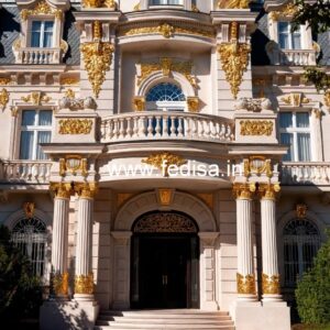 Stylish Resort Hotel Exterior Architecture No-6174
