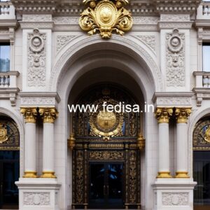 Contemporary Hotel Building Elevation Design No-6183