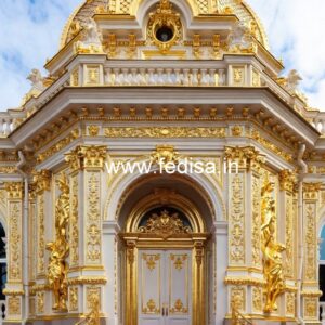 Hotel Elevation Design with Premium Entrance Style No-6184