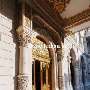 Luxury Hotel Front Elevation Design Concepts No-6405