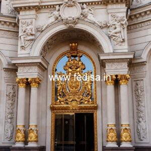 Luxury Hotel Facade with Modern Lighting No-6420