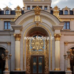 Modern Luxury Resort Front Elevation No-6426
