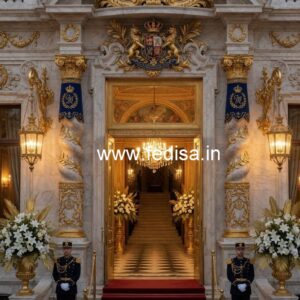 Stylish Luxury Hotel Front Architecture No-6437