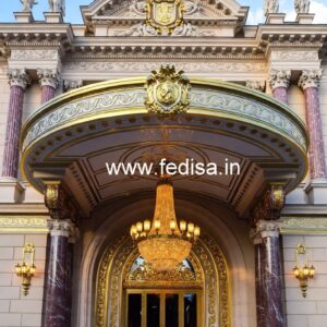 Contemporary Hotel Front Elevation Luxury No-6457