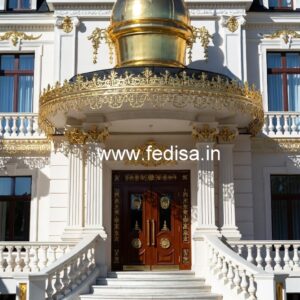 Luxury Hotel Main Entrance Elevation No-6459