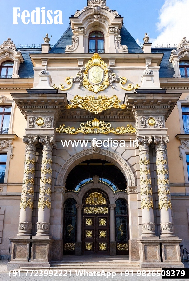 Premium Hotel Elevation with Modern Facade No-6461