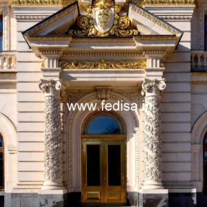 Luxury Hotel Front Facade Architecture No-6464