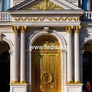 Luxury Hotel Exterior with Premium Materials No-6486