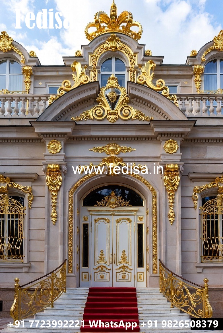Luxury Resort Elevation with Elegant Lighting No-6490
