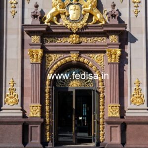 Grand Luxury Hotel Front Facade Design No-6492