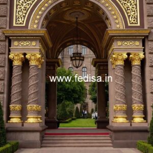 Luxury Hotel Elevation with Modern Windows No-6498
