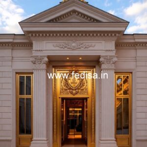 Elegant Hotel Front Design with Luxury Style No-6503