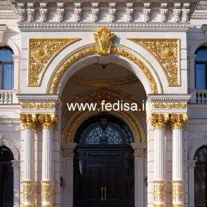 Luxury Hotel Exterior with Decorative Lighting No-6507