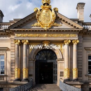 Modern Luxury Hotel Exterior with Balcony No-6519