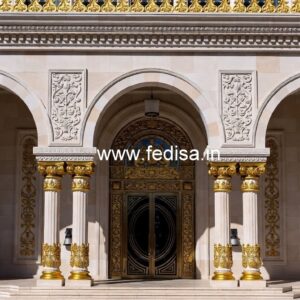 Contemporary Luxury Hotel Front View No-6523