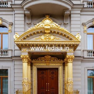Stylish Luxury Hotel Entrance Elevation No-6543