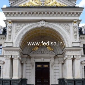 Stylish Luxury Front Elevation for Hotels No-6553