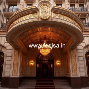Luxury Hotel Exterior with Designer Facade No-6560