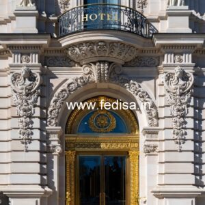 Elegant Luxury Hotel Front Facade Concepts No-6563