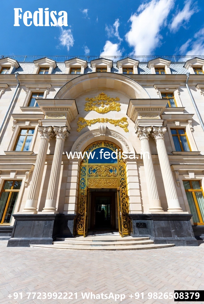 Luxury Hotel Exterior with Modern Glass Panels No-6566