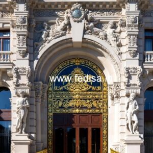 Luxury Hotel Exterior with Minimal Elegance No-6580