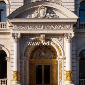 Luxury Resort Front Design with LED Lighting No-6582