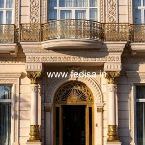 Luxury Hotel Entrance Gate Design Ideas for Grand Hospitality No-6601