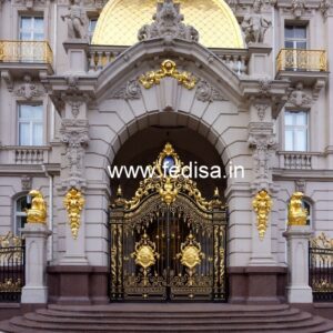 Modern Hotel Entrance Gate Design for Luxury Resorts No-6602