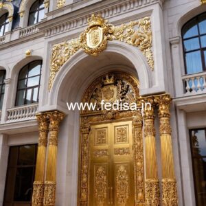 Stylish Hotel Front Gate Design for Luxury Hotels No-6605