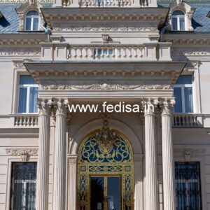 Grand Hotel Entry Gate Design with Modern Architecture No-6606