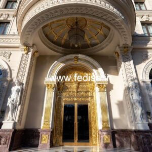 Royal Hotel Gate Design for Five Star Hotels No-6609