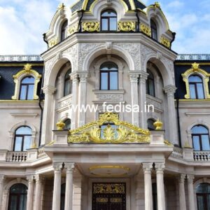 Modern Hotel Front Entrance Gate Design Concepts No-6612