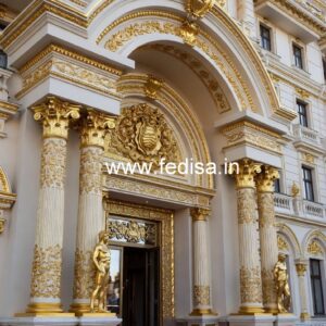 Decorative Hotel Gate Design for Modern Buildings No-6617