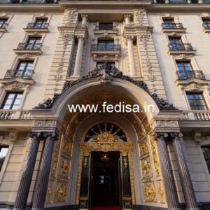 Beautiful Hotel Entrance Gate Design for Luxury Stay No-6619