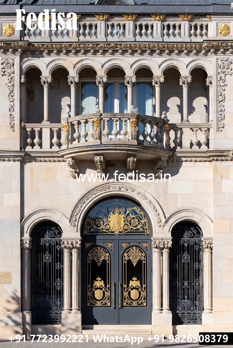 Stylish Hotel Entrance Architecture and Gate Design No-6625