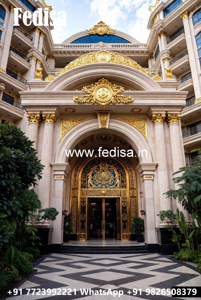 Elegant Resort Entrance Gate Design for Modern Hotels No-6632