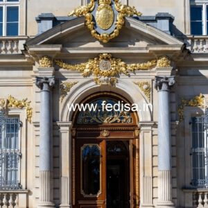 Hotel Entrance Gate Design with Traditional Touch No-6641